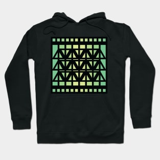 “Dimensional Levels” - V.6 Green - (Geometric Art) (Dimensions) - Doc Labs Hoodie